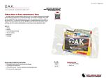 Outdoor Adventure Kit - O.A.K. - Product Information Sheet