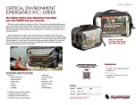 Critical Environment Emergency Kit - Product Information Sheet