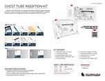 Chest Tube Insertion Kit - Product Information Sheet