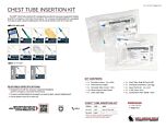 Chest Tube Insertion Kit - Product Information Sheet