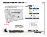 Chest Tube Insertion Kit - Product Information Sheet
