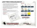 Low Titer O Whole Blood LTOWB Kit - Product Information Sheet