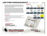 Low Titer O Whole Blood LTOWB Collection Set-V - Product Information Sheet