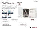 NAR Simple Thoracostomy 2.0 Kit - Product Information Sheet