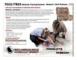 TCCC TECC Modular Training System - Module One: Skill Stations Product Information Sheet