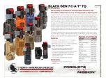 Black Gen 7 C-A-T® with Rigid Case - Product Information Sheet