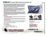 Compact Officer Response Emergency (CORE) Kit - Product Information Sheet