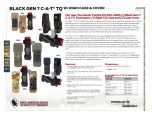 Black Gen 7 C-A-T® with Rigid Case and Cover - Product Information Sheet