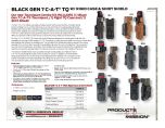 Black Gen 7 C-A-T® with Rigid Case & Shirt Shield - Product Information Sheet