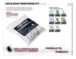 USCG BOAT RESPONSE AID KIT - RESUPPLY - PRODUCT INFORMATION SHEET