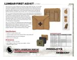 Lumbar First Aid Kit (L-FAK) - Product Information Sheet