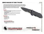 Benchmade 917 SBK Triage - Product Information Sheet