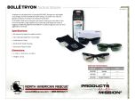 bollé Tryon Tactical Glasses - Product Information Sheet