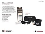 bollé Sentinel Tactical Glasses - Product Information Sheet