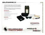 bollé Gunfire 2.0 Tactical Glasses Kit - Product Information Sheet