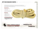 RIT 900 Search Rope - 75 ft - PIS