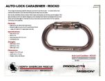Auto-Lock Carabiner - ROCKO - Product Information Sheet