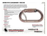 Wire Eye Carabiner - ROCKO - Product Information Sheet