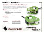 SPOC Rope Grab Pulley Product Information Sheet