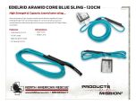 Edelrid Aramid Core Blue Sling - 120cm - Product Information Sheet