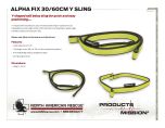 Alpha Fix 30/60cm Y Sling - Product Information Sheet