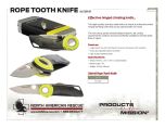 Edelrid Rope Tooth Knife - Product Information Sheet