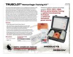 TrueClot Hemorrhage Training Kit Product Information Sheet