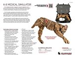 K-9 Medical Simulator - Product Information Sheet