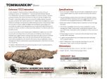 TOMManikin - BASIC - Product Information Sheet