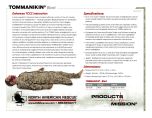 TOMManikin - Blast - Product Information Sheet