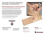 Techline Trauma Wearable Packable Evisceration - Product Information Sheet