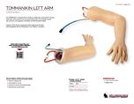 TOMManikin Left Arm - Uninjured - Product Information Sheet