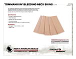 Tommanikin Replacement Neck Skins (10 PK) - Product Information Sheet