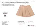 Tommanikin Replacement Neck Skins (10 PK) - Product Information Sheet