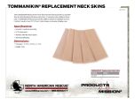 Tommanikin Replacement Neck Skins (10 PK) - Product Information Sheet