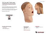 TechLine Trauma TAMIkin Head Skin - Uninjured - Product Information Sheet