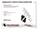 TOMMANIKIN / TAMIKIN SPARE CONNECTORS - ASSORTED - PRODUCT INFORMATION SHEET
