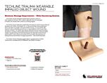 Techline Trauma Wearable Impaled Object Wound - Product Information Sheet