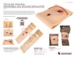 Wearable GSW Leg Wound Sim - Prod Info Sheet