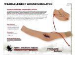 Wearable Neck Wound Simulator - Product Information Sheet