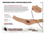 Wearable Neck Wound Simulator - Product Information Sheet