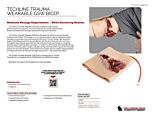 Techline Trauma Wearable GSW Bicep - Product Information Sheet