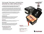 Laceration Wound in a Box Simulator - Product Information Sheet