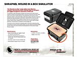 Shrapnel Wound In A Box Simulator - Product Information Sheet