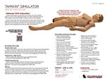 TAMIkin Simulator - GSW w/ Leg Amputation - Product Information Sheet