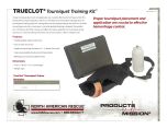 TrueClot Tourniquet Training Kit - Product Information Sheet