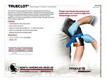 TrueClot Tourniquet Trainer Simulator - Product Information Sheet