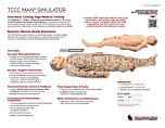 TCCC Man Simulator - Product Information Sheet