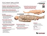 TCCC Man Simulator - Product Information Sheet