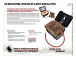 K9 Shrapnel Wound in a Box - Product Information Sheet